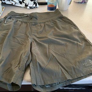 North Face Olive Shorts